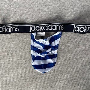 Jack Adams Striped Thong - Large